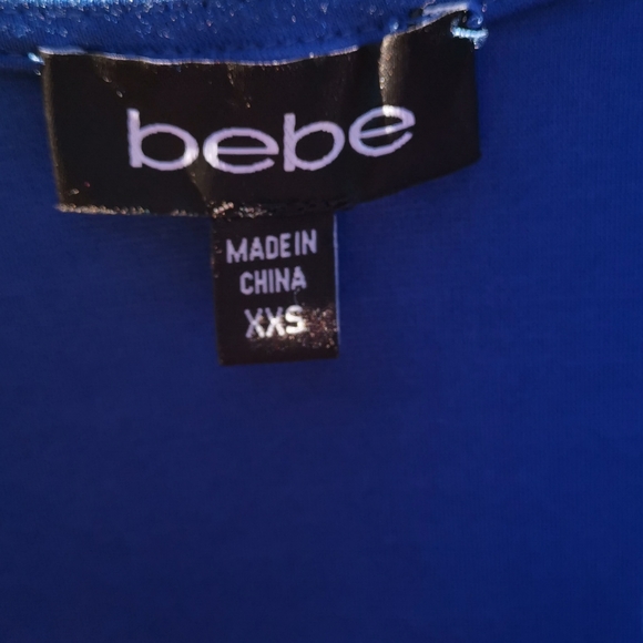 Bebe Asymmetrical Blue Dress - Picture 9 of 9